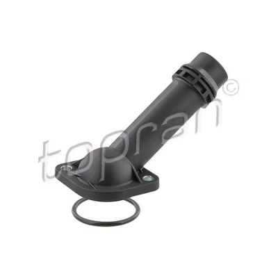 Imagem de TOPRAN 108 190 Flange Plástico Cárter da cambota, à frente, longitudinal com junta AUDI: A4 B5 Avant, Sedan, A6 C5 Avant