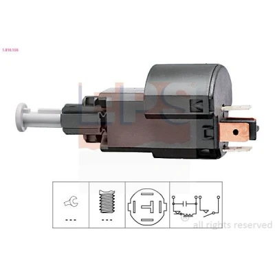 Imagem de EPS 1.810.156 Interruptor de luz stop mecânico Made in Italy OE Equivalent OPEL: Zafira A, Astra G Caravan
