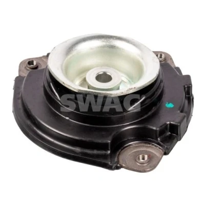 Imagem de SWAG 82 10 2286 Suporte de apoio do conjunto mola / amortecedor Eixo dianteiro, lado direito sem rolamentos esferas Borracha