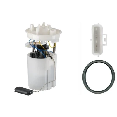 Imagem de HELLA 8TF 358 146 111 Unidade de alimentação combustível com junta, sensor nível regulador pressão elétrico