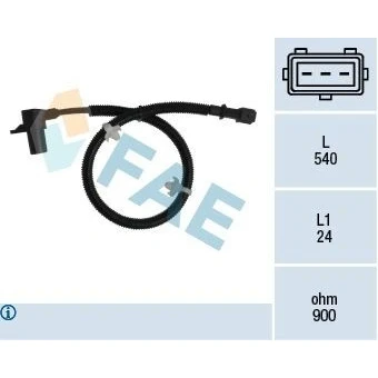 Imagem de FAE 79301 Gerador de Impulsos 3 Sensor inductivo