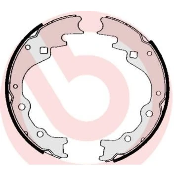 Imagem de BREMBO S 49 514 Maxilas de Travão 260 51 KIA: Pregio Van, K2500 Camião plataforma/Chassis