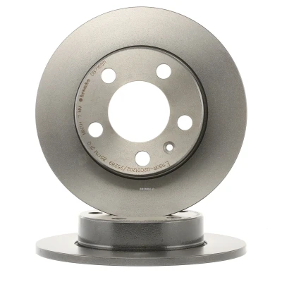 Imagem de BREMBO COATED DISC LINE 08.7165.11 Disco de travão 230 9 5 cheio revestido com parafusos SEAT: Ibiza 4 Sportcoupe, Arona, Leon I Hatchback endado,
