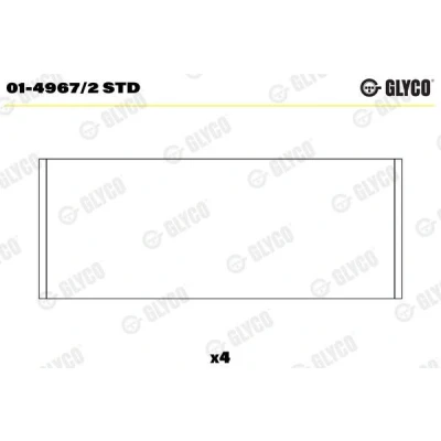 Imagem de GLYCO 01 4967/2 STD Capas de Biela