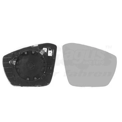 Imagem de VAN WEZEL 7624838 Vidro Espelho à direita SKODA: Octavia 3 Schrägheck
