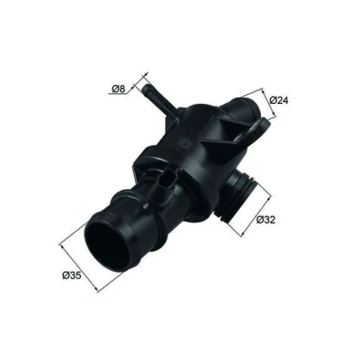 Imagem de MAHLE ORIGINAL TM 40 92 Termóstato, líquido de refrigeração 92oC com junta MERCEDES BENZ: Classe A, B