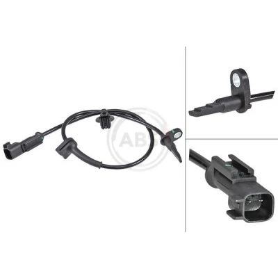 Imagem de A.B.S. 30169 Sensor de ABS activo 530 preto FORD USA: Mustang Mk6 Coupe