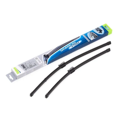 Imagem de Escova do limpa vidros Valeo Silencio X.trm, Flat Blade Set 574462 à frente Sem armação Fixação por cavilha AUDI: A4 B8 Avant, Sedan