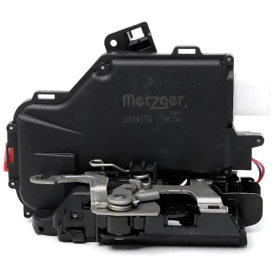 Imagem de METZGER 2314172 Fechadura de Porta sem bloqueio duplo, com proteção infantil acionamento manual traseira direita VOLKSWAGEN: Golf 5, Jetta 3