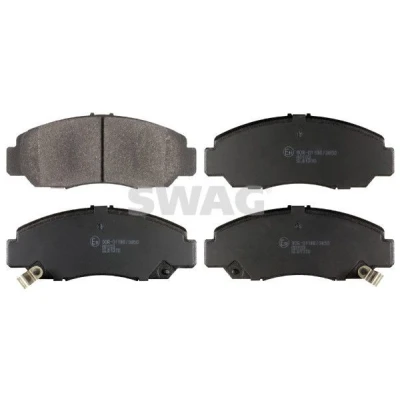 Imagem de SWAG 33 10 5346 Jogo de pastilhas para travão disco Eixo dianteiro com avisador sonoro desgaste HONDA: CIVIC 8 Hatchback, 7 Hatchback