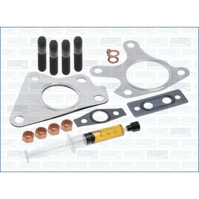 Imagem de AJUSA JTC11937 Kit de montagem, turbocompressor with studs, syringe oil com juntas instruções montagem