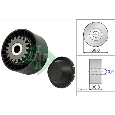 Imagem de INA 531 0811 10 Polia Tensora RENAULT: CLIO 3
