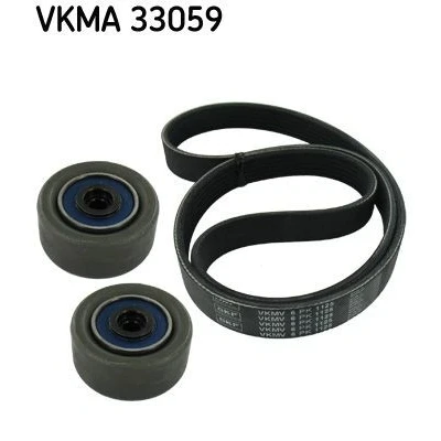 Imagem de SKF VKMA 33059 Jogo de correias trapezoidais estriadas PEUGEOT: 307 Hatchback, SW, CC, CITROËN: C2 Enterprise, C3 I Hatchback