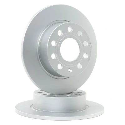 Imagem de VALEO 672546 Disco de travão Eixo traseiro 253 10 9 cheio revestido VOLKSWAGEN: Golf 6, 5, Scirocco III, SEAT: Leon III SC, ST