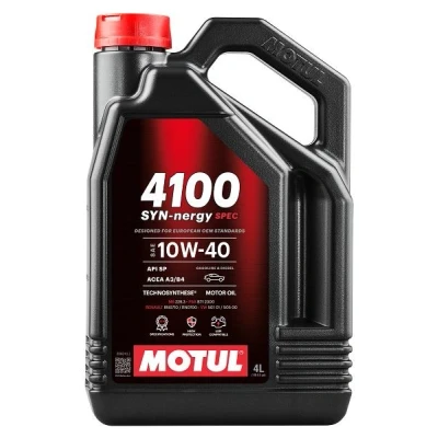 Imagem de Motul 4100 Syn nergy Spec 10W 40 4l Óleo do motor 112891 MERCEDES BENZ: Classe A, C Sedan, 190, VOLKSWAGEN: Golf 4, 5, Polo IV Hatchback