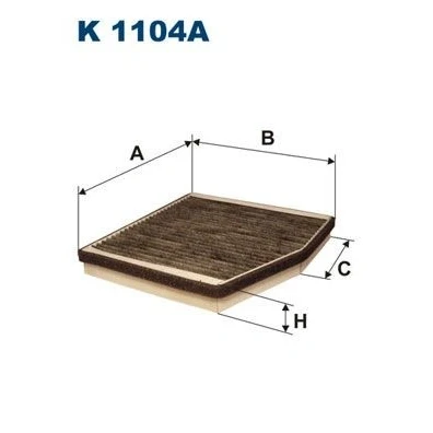 Imagem de Filtro de habitáculo filtron k1104a