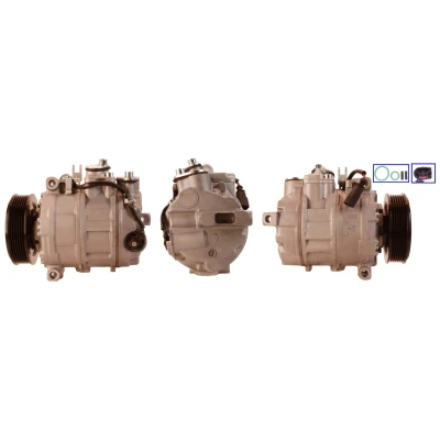 Imagem de LUCAS ACP540 Compressor PAG 46 R 134a com juntas AUDI: A4 B6 Avant, Sedan, B7 Avant