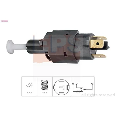 Imagem de EPS 1.810.082 Interruptor de luz stop mecânico Made in Italy OE Equivalent OPEL: Calibra A