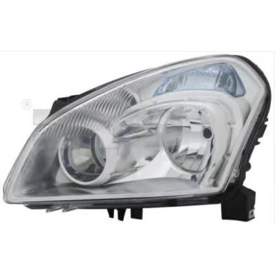 Imagem de TYC 20 11572 15 2 Farol Principal esquerda H7/H7 para circulação pela direita com motor elétrico NISSAN: Qashqai / Qashqai+2 I