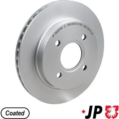 Imagem de JP GROUP 1563201900 Disco de travão Eixo traseiro 253 20 4 ventilado revestido FORD: MONDEO 2, 1 Kombi,