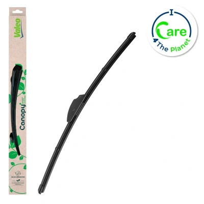 Imagem de Escova do limpa vidros Valeo Canopy 583907 475mm plana, Borracha limpeza fabricada com &gt;80% materiais sustentáveis