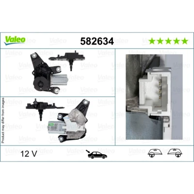 Imagem de VALEO 582634 Motor de Limpa Vidros 12 traseira para veículos volante à esquerda/direita