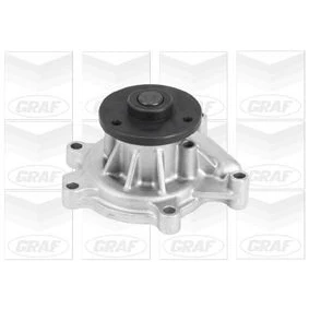 Imagem de GRAF PA826 Bomba de água com junta mecânico Chapa aço para accionamento da correia trapezoidal estriada TOYOTA: Yaris I Hatchback