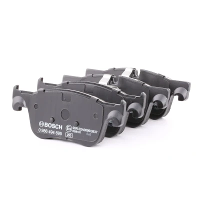 Imagem de BOSCH 0 986 494 695 Jogo de pastilhas para travão disco Baixo teor metálico com chapa anti ruído, grampo do êmbolo CITROËN: C4 Picasso 2
