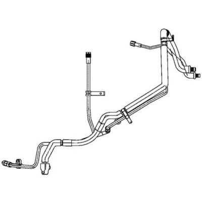 Imagem de MAHLE ORIGINAL AP 136 000P Conduta de alta/baixa pressão, ar condicionado do condensador para o evaporador, evaporador secador