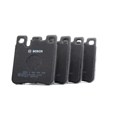Imagem de BOSCH 0 986 460 965 Jogo de pastilhas para travão disco Baixo teor metálico com chapa anti ruído, instruções montagem