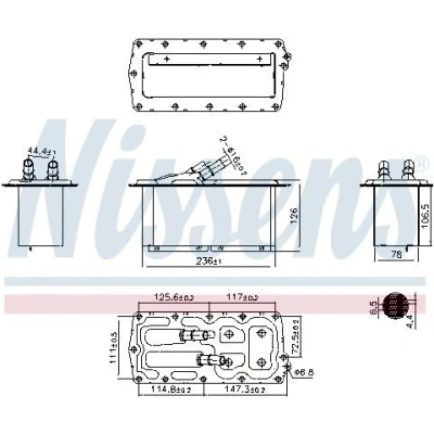 Imagem de NISSENS 96158 Intercooler FORD: KUGA 2, C Max 2