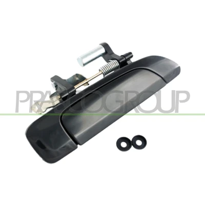 Imagem de PRASCO HD0388101 Puxadores de Porta exterior, traseira direita preto liso HONDA: CIVIC 7 Hatchback
