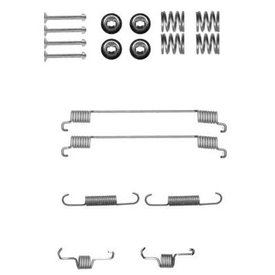 Imagem de TEXTAR 97031800 Kit de acessórios, maxilas do travão SMART: City Coupe, Fortwo I II Coupe