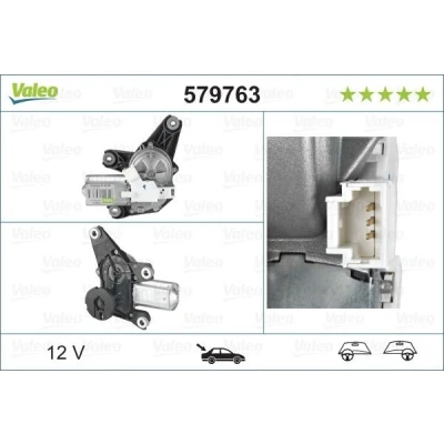 Imagem de VALEO 579763 Motor de Limpa Vidros 12 traseira para veículos volante à esquerda/direita ORIGINAL PART