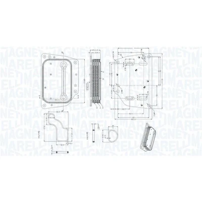 Imagem de Radiador de óleo, óleo do motor MAGNETI MARELLI 350300005400