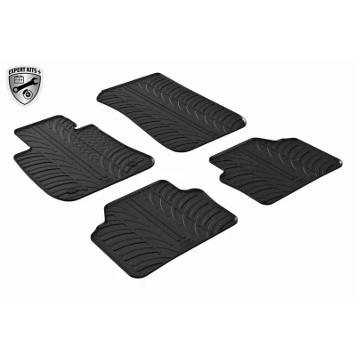 Imagem de VAICO V20 4090 Conjunto de tapete chão Borracha à frente e atrás 4 preto medida BMW: 3 Touring, Sedan