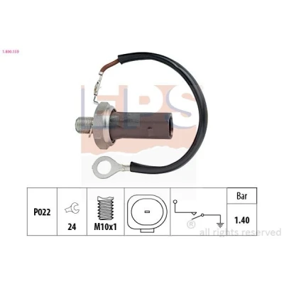 Imagem de EPS 1.800.159 Sensor Pressão do Óleo M10x1 1 Made in Italy OE Equivalent AUDI: A3 Sportback, VOLKSWAGEN: Golf 5, SKODA: Octavia 2 Combi