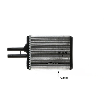 Imagem de MAHLE ORIGINAL AH 145 000S Radiador Quente OPEL: Vectra B Carrinha