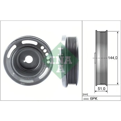 Imagem de INA 544 0168 10 Polia da Cambota 144,00