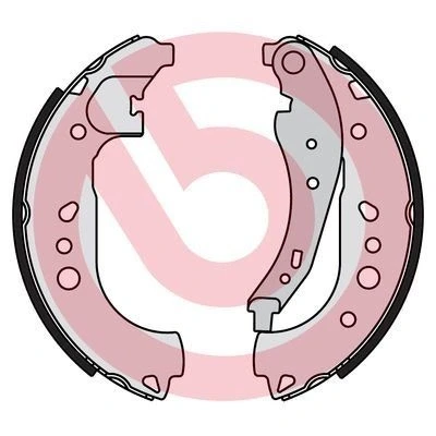 Imagem de BREMBO S 68 550 Maxilas de Travão 229 42