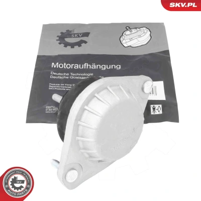Imagem de ESEN SKV 75SKV224 Suporte, motor esquerda Apoio hidráulico Alumínio, Borracha 143mm