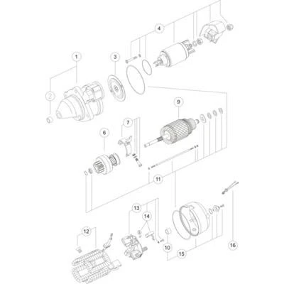 Imagem de MAHLE ORIGINAL MS 271 Motor de arranque 12V 3,1kW 9 89,0mm estanque ao óleo