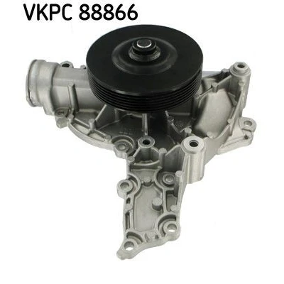 Imagem de SKF VKPC 88866 Bomba de água com juntas Chapa aço para accionamento da correia trapezoidal estriada MERCEDES BENZ: Classe E Sedan, C Sedan