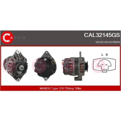 Imagem de CASCO CAL15172AS Alternador 12V 80A PEUGEOT: 306 Hatchback, Boxer Van, 406 Sedan, CITROËN: Xsara ZX Carrinha