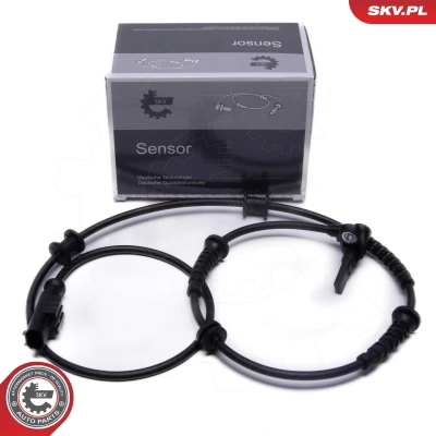 Imagem de ESEN SKV 06SKV439 Sensor de ABS Eixo dianteiro, ambos os lados 2 920 preto Plástico