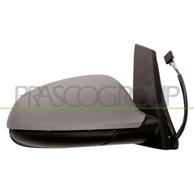 Imagem de Espelho retrovisor Prasco OP4167323P Premium à direita com subcapa elétrico aquecível, dobrável electricamente, convexo, sem cor