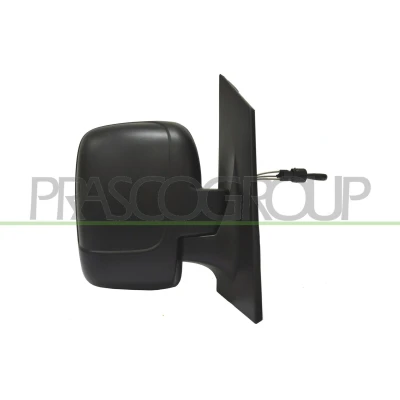 Imagem de espelho retrovisor Prasco FT9237003 à direita preto manual ajustável pelo interior, sem grande angular PEUGEOT: Partner II Van