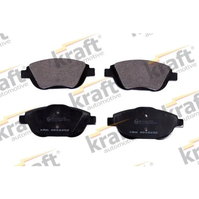 Imagem de KRAFT 6006252 Jogo de pastilhas para travão disco não preparado indicador aviso desgaste, excl. contacto desgaste