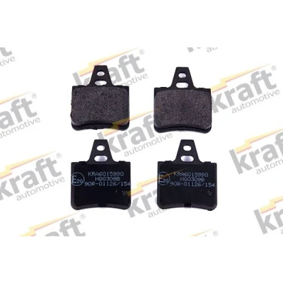 Imagem de KRAFT Jogo de pastilhas para travão disco Eixo traseiro 6015990 CITROËN: Xantia Carrinha, XM II Hatchback, Hatchback