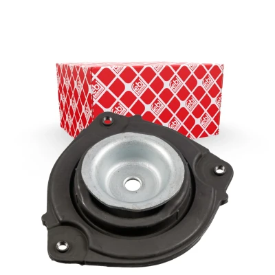 Imagem de FEBI BILSTEIN 109345 Suporte de apoio do conjunto mola / amortecedor Eixo dianteiro, lado direito sem rolamentos esferas Borracha NISSAN: Juke